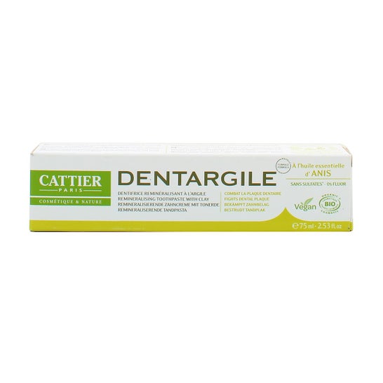 Cattier Dentifrico Anis Dentargile 75ml