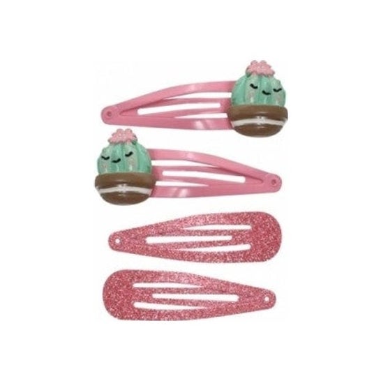 Mr Wonderful Clips de Pelo Cactus 4 uds