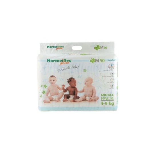 MARMAILLES PLUS Baby diapers size M (49kg) 50 diapers