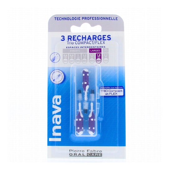 Inava Trio Compac Brush i Recha Violet Blis/3