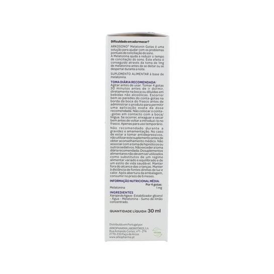 Arkopharma Arkosueño Melatonin Gotas 30ml
