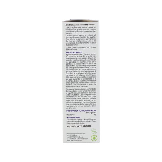 Arkopharma Arkosueño Melatonin Gotas 30ml