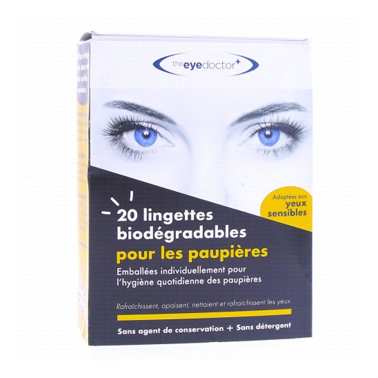 The Eye Doctor Toallitas Párpados Biodegradables 20uds