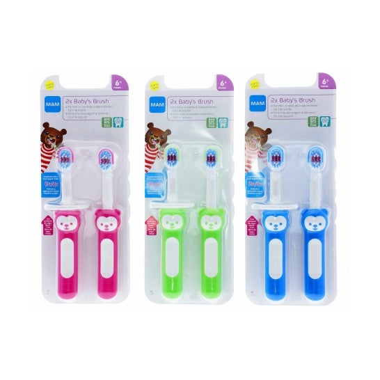 Mam Baby Brush Children's Toothbrush +6M 2 Units