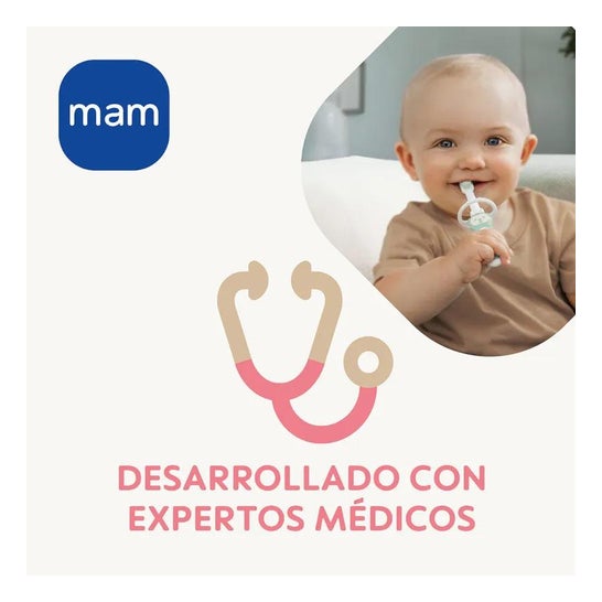 Mam Baby Brush Spædbarn Tandbørste +6M 2 stk Mam Baby Brush Spædbarn Tandbørste +6M 2 stk