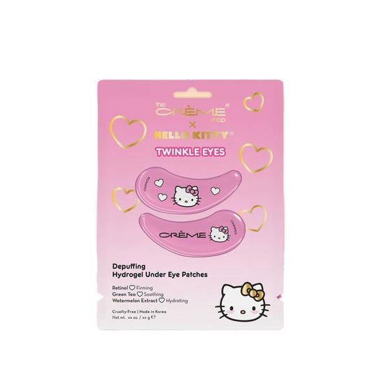 The Crème Shop X Hello Kitty Twinkle Eyes Parches Ojos con Retinol 1ud