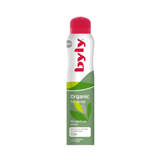 Byly Organic Extra Fresh Deodorante Menta Tè Verde Spray 200ml