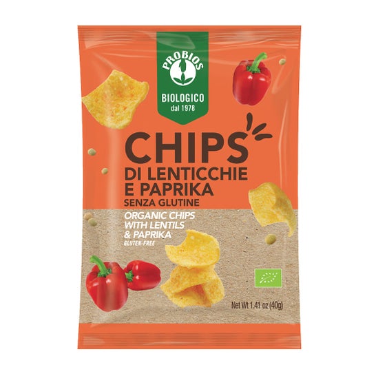 Probios Chips di Lenticchie Epaprika 40g