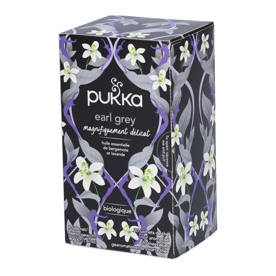 Pukka Earl Grey Té Negro Bio 20 Sobres