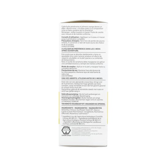 Pranarôm Aceite Vegetal Zanahoria BIO 50 ml