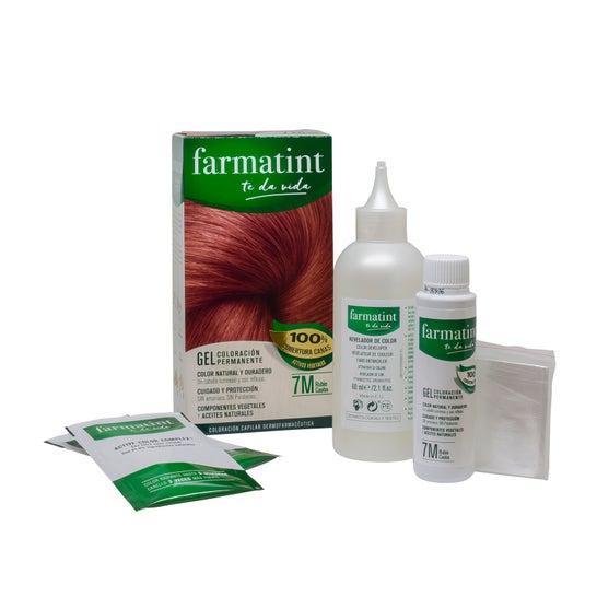 Farmatint Gel 7 M Rubio Caoba 135 ml