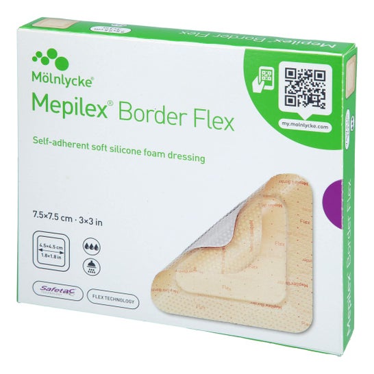 Mepilex Border Flex 7,5x7,5cm 5uds