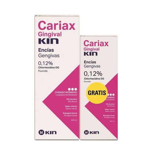 Cariax Set Enjuague Bucal Gingival 1ud Cariax Set Enjuague Bucal Gingival 1ud