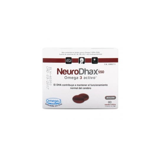 Neurodhax Omega 550 Mg 80 Caps