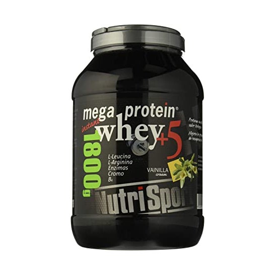Nutrisport Mega Protein Whey +5 Vainilla 1,8kg