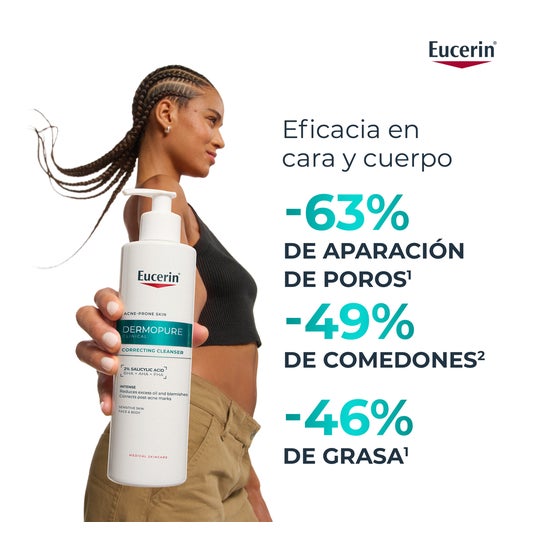 Eucerin Dermopure Gel Nettoyant Triple Action 400ml