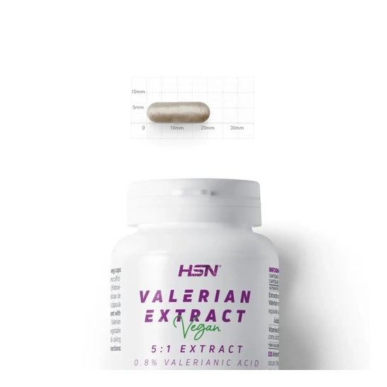 HSN Extracto de Valeriana 5:1 500mg 30vcaps