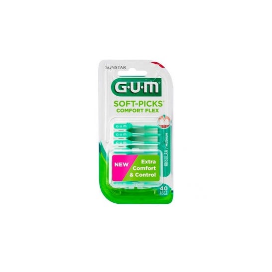 Gum Soft Picks Comfort Flex Flex Sticks Box of 40