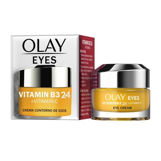 Olay Vitamin B3 24 + Vitamin C Contorno Ojos 15ml