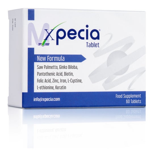 Xpecia Tablet New Formula Hair Hombres 60 Tabletas