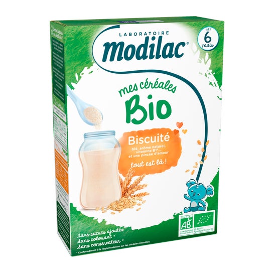 Modilac Organic cereals biscuit (250g) - Alimentación del bebé