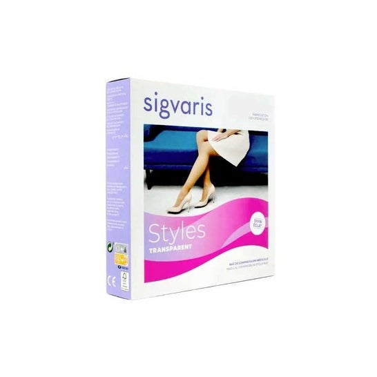 Sigvaris 2 Styles Media Pied Ouvert Normal Beige 120 M 1 Par Sigvaris 2 Styles Media Pied Ouvert Normal Beige 120 M 1 Par