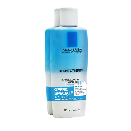 La Roche Posay Respectissime Waterdichte Oog Make-up Remover 2X125 ml