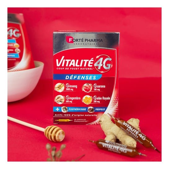 Forte Pharma Vitalite 4g Energizante 20 Ampollas