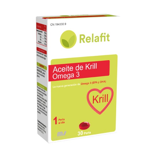 Relafit Aceite De Krill Omega 3 30 perlas