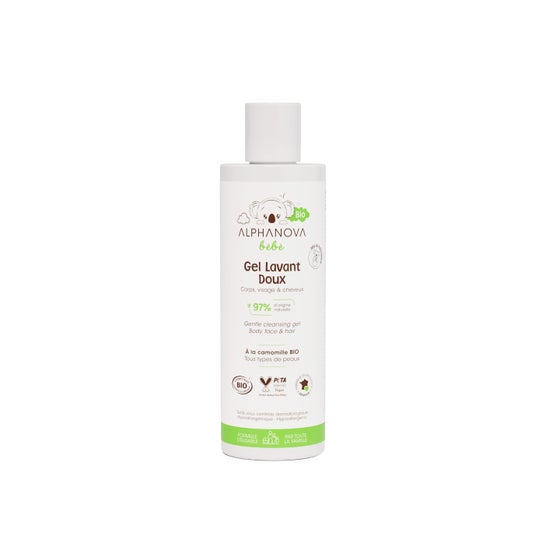 Alphanova Bebé Gel Limpiador Suave Bio 200ml