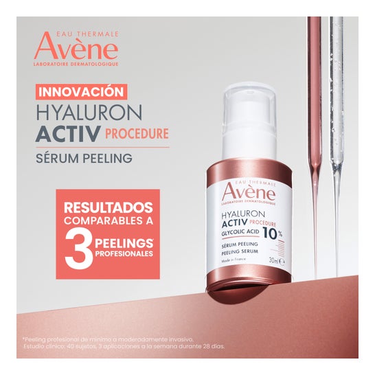 Avène Hyaluron Active Procedure Sérum Peeling Antiedad Ácido Glicólico y Retinal 30 ml