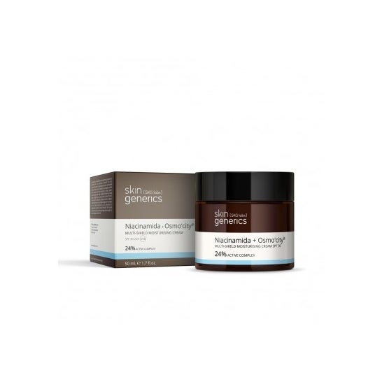 Skin Generics Niacinamide+Osmo'City Multi-Shield Moisturising Cream SPF30 50ml