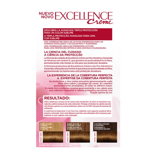 L'Oreal Excellence Creme Tinte de Cabello Nº5,3 Castaño Claro 1ud