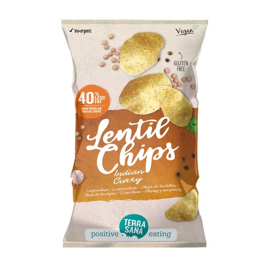 Terrasana Chips de Lentejas con Curry 75g