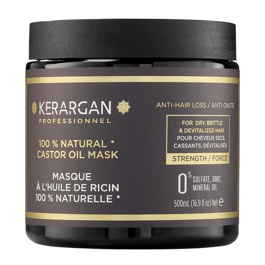 Kerargan Anticaída Mascarilla Aceite de Ricino 500ml