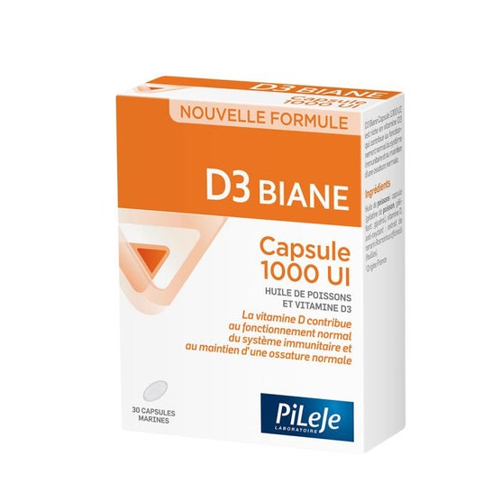 D3 Biane D-vitamin 1000 IU 30 kapsler
