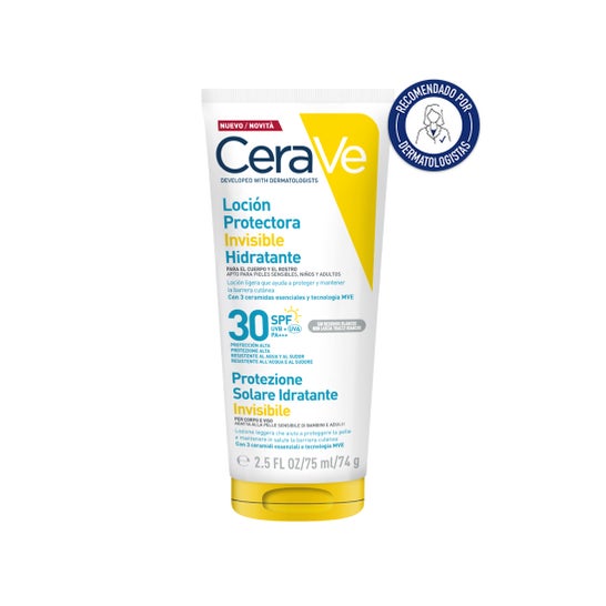 CeraVe Loción Protectora Invisible Hidratante SPF30 75 ml
