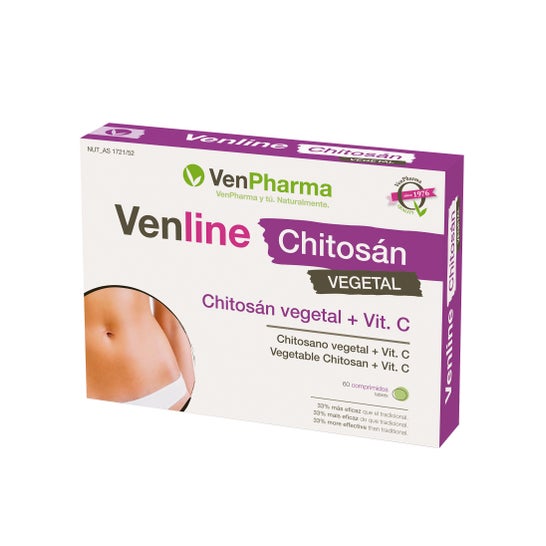 Venline Chitosán Vegetal 60comp VenPharma,