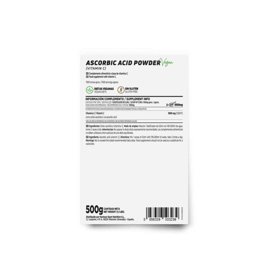 HSN Ácido Ascórbico Vitamina C en Polvo 500g