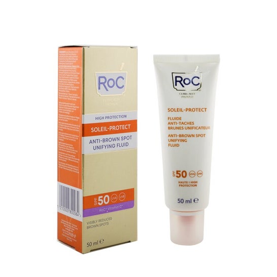 ROC® Soleil-Protect fluido anti-macchie SPF50+ 50ml