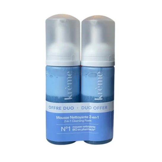 2-in-1 Cleansing Mousse Cream Duo 2x150 ml