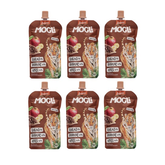 Mogli Smoothie Apfel Banane Kakao 6x120 g