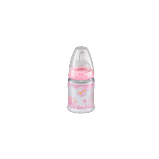 Nuk Rose bottiglia tettarella in silicone dimensione 1 foro m 150ml
