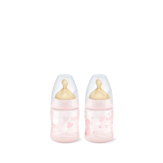Nuk™ baby bottle First Choice rosa tetina látex orificio M talla 1 150ml 1ud