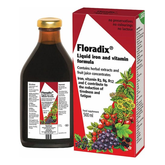 Floradix® Hierro + Vitaminas 500ml