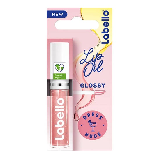 Labello Lip Oil Glossy Effect Dress Nude 5.5ml