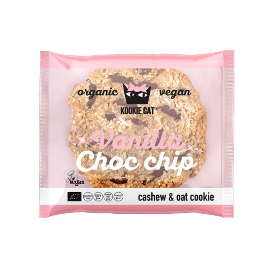 Kookie Cat Galleta Vainilla Choc Chip Bio 50g