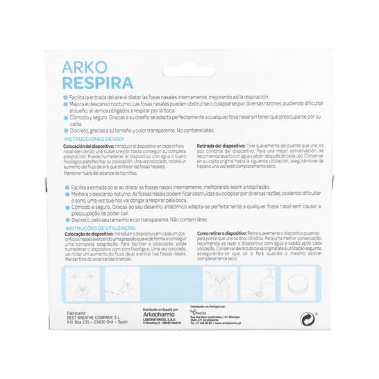 Arkopharma Arkorespira Dilatador Nasal Anatómico 1ud