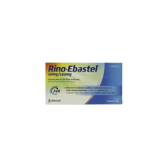 Rino-Ebastel 10mg/120mg 7caps