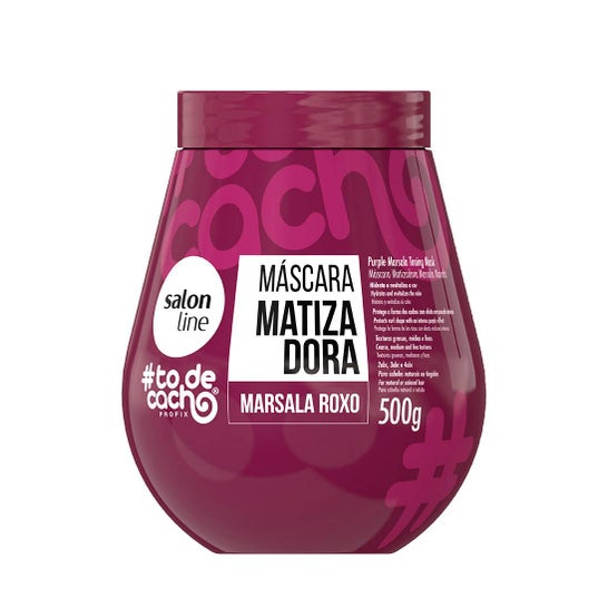 Salon Line #Todecacho Máscara Matizadora Marsala Roxo 500g Salon Line #Todecacho Máscara Matizadora Marsala Roxo 500g